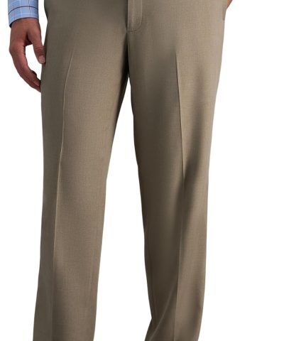 Mens Dress Pant - Straight Fit Flat Front (Regular and Big & Tall Sizes)